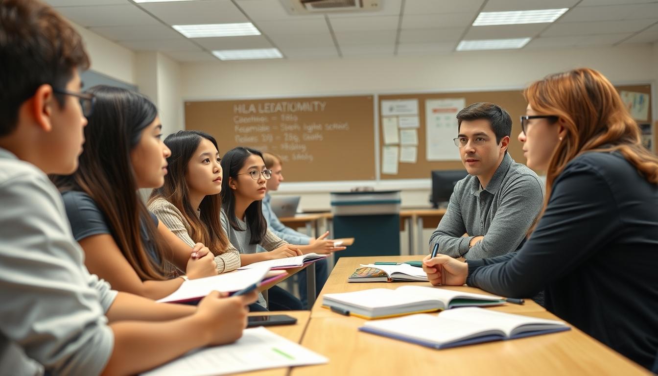 Student developing practical and academic skills